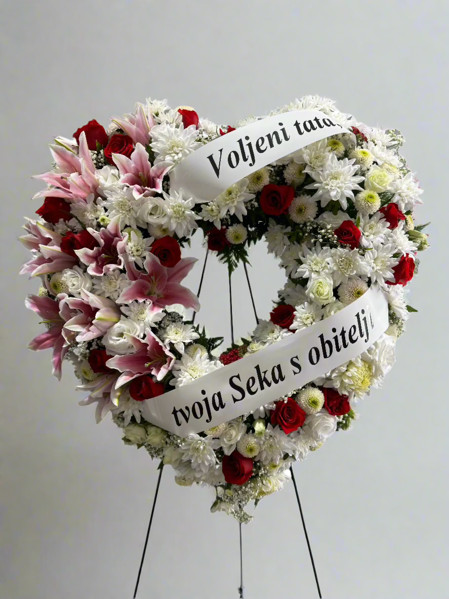 Sweet Heart Shaped Wreath