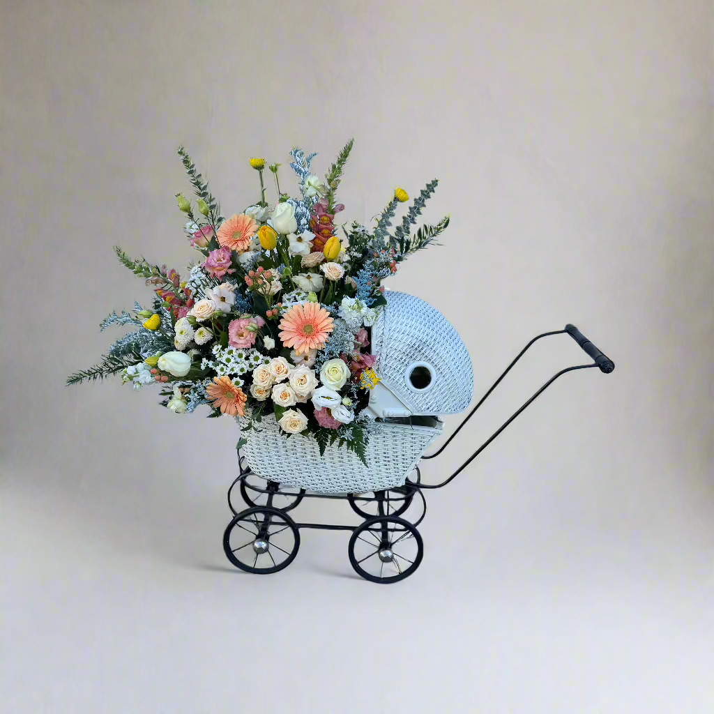 Welcome Baby Pram Arrangement *stroller not included