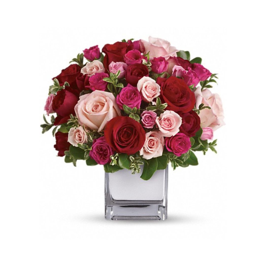 Love Medley with Red Roses