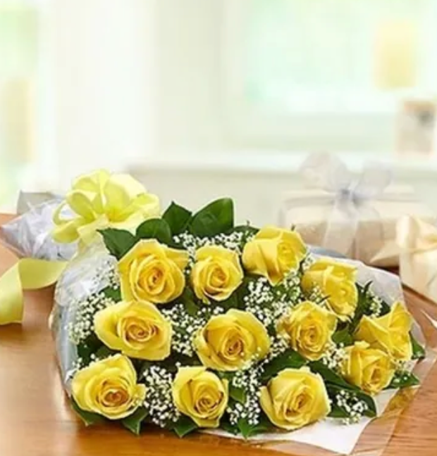 Yellow Rose Classic Bouquet
