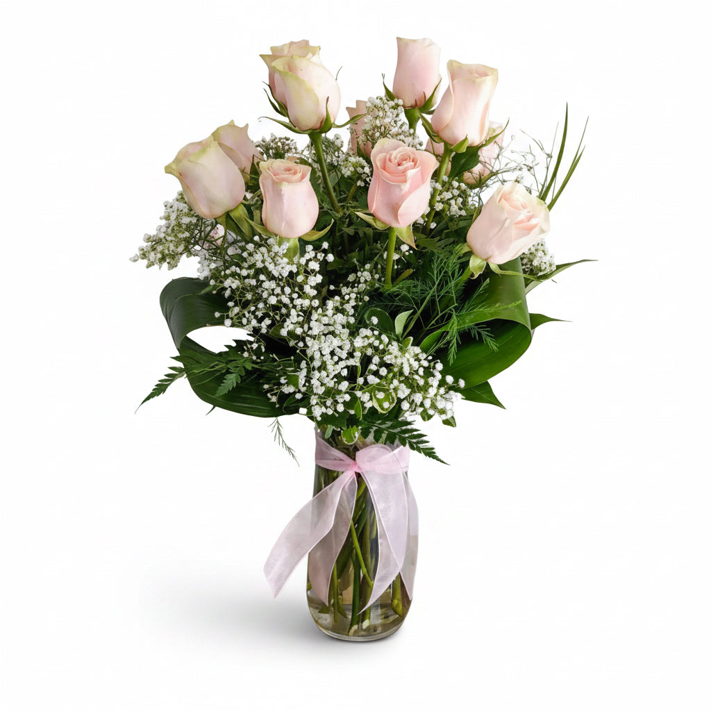 Pink Rose Classic Arrangement