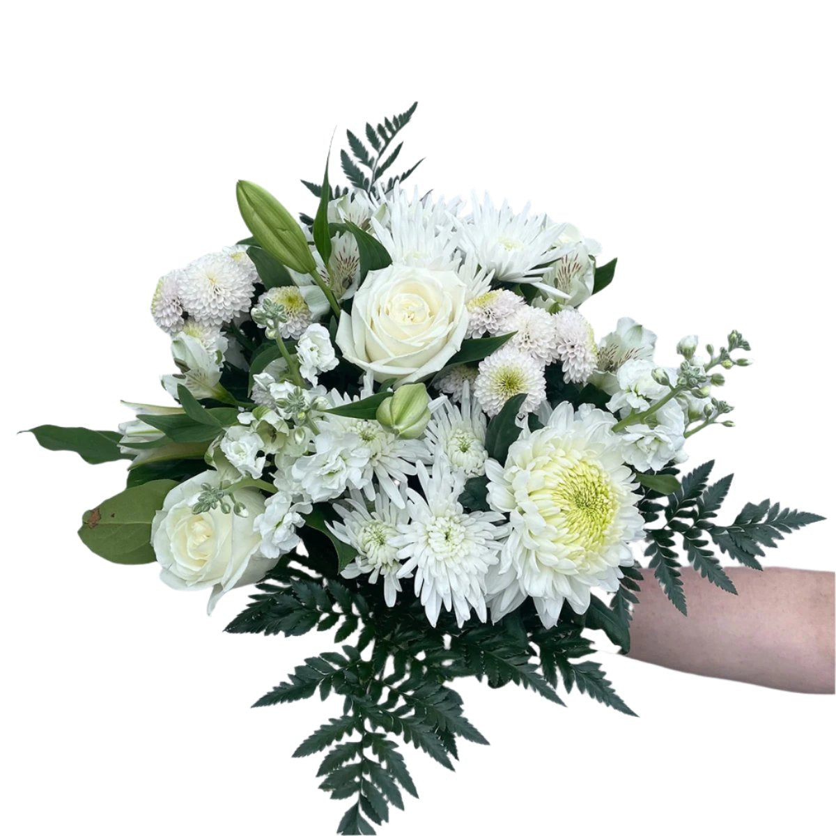 White Canvas Bouquet