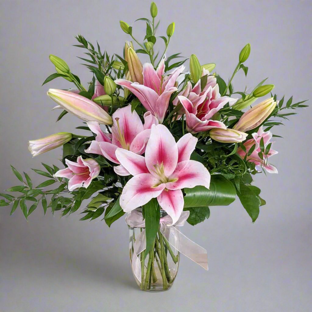 Fragrant Lily Funeral Arrangement