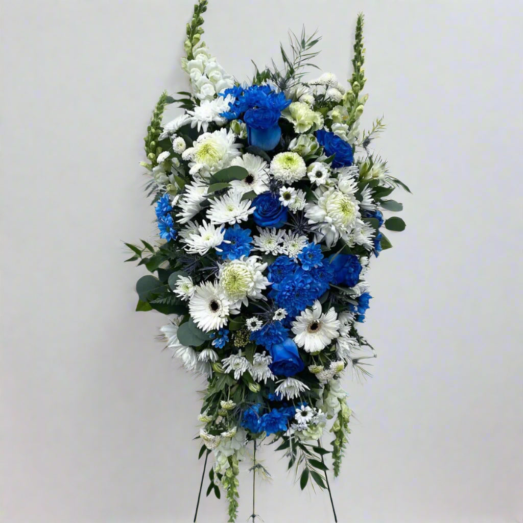 Blue Standing Spray