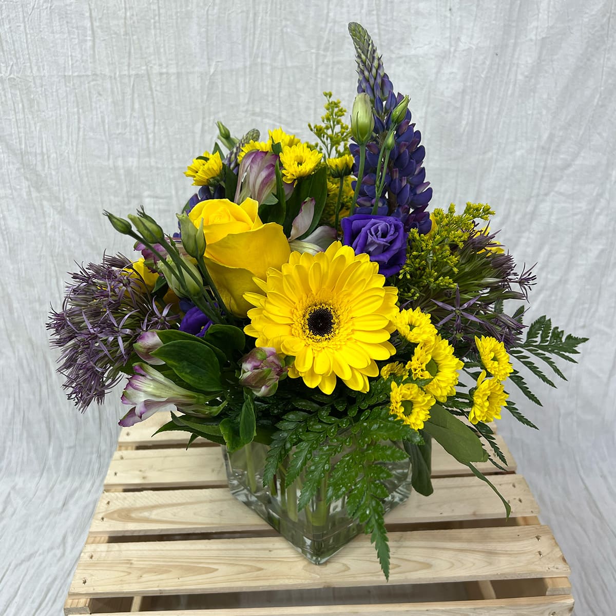 Yellow & Purple Cube