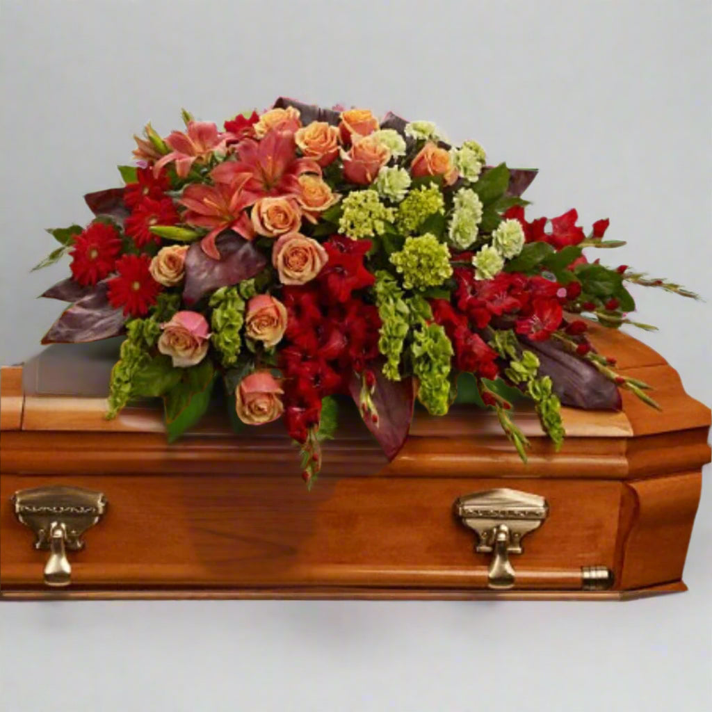 A Fond Farewell Casket Spray