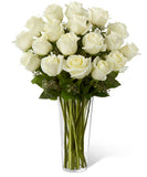 White Rose Deluxe Dozen Arrangement