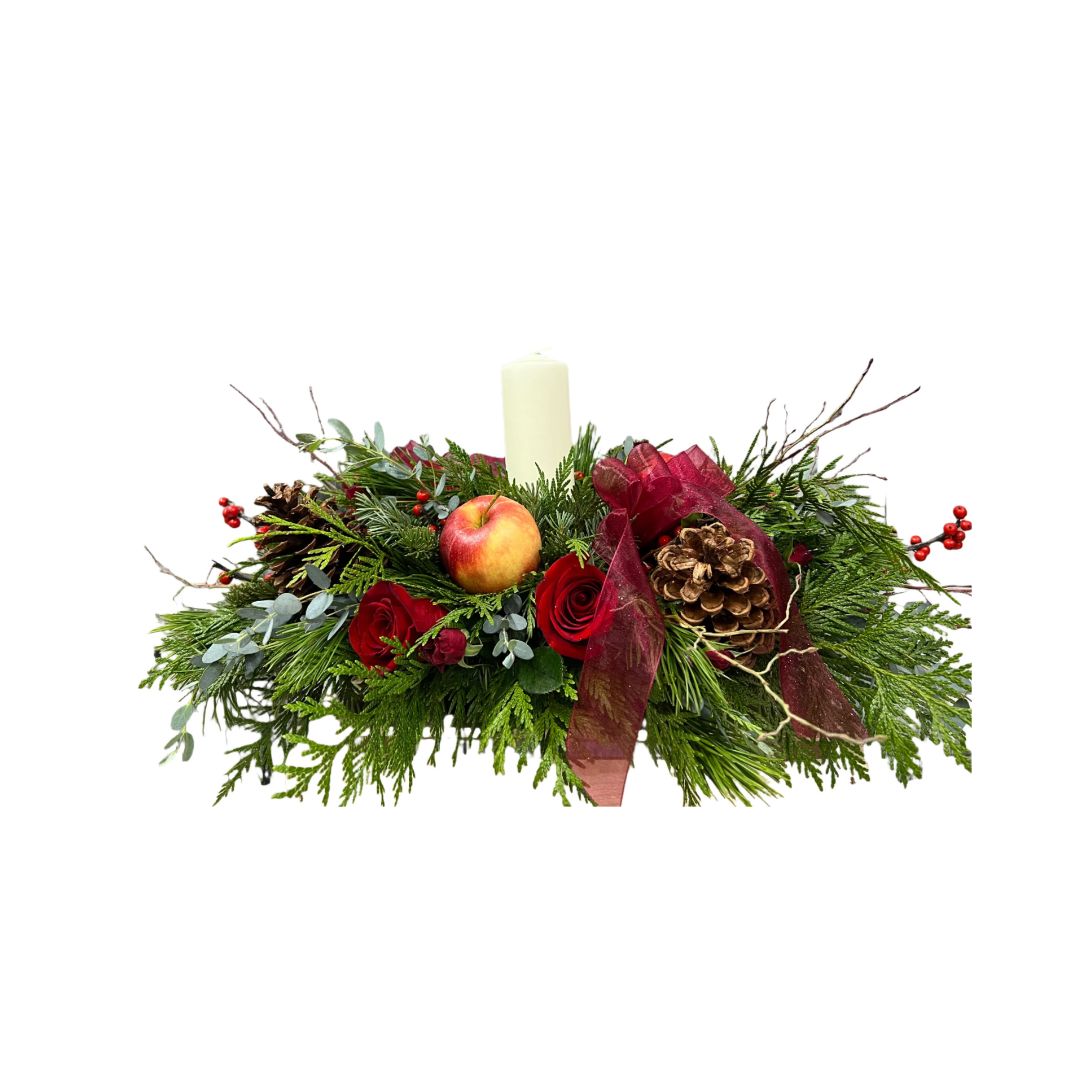 Farmhouse Christmas Centrepiece