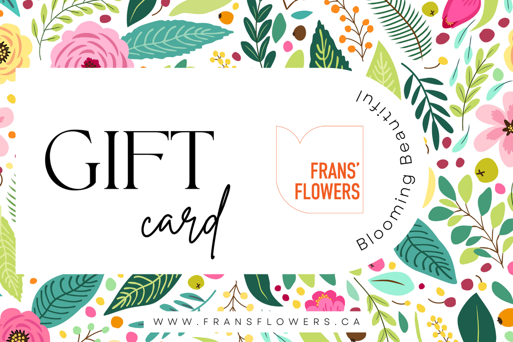 Frans' Flowers Gift Card