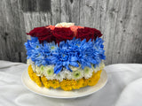 Brilliant Birthday Blooms Cake
