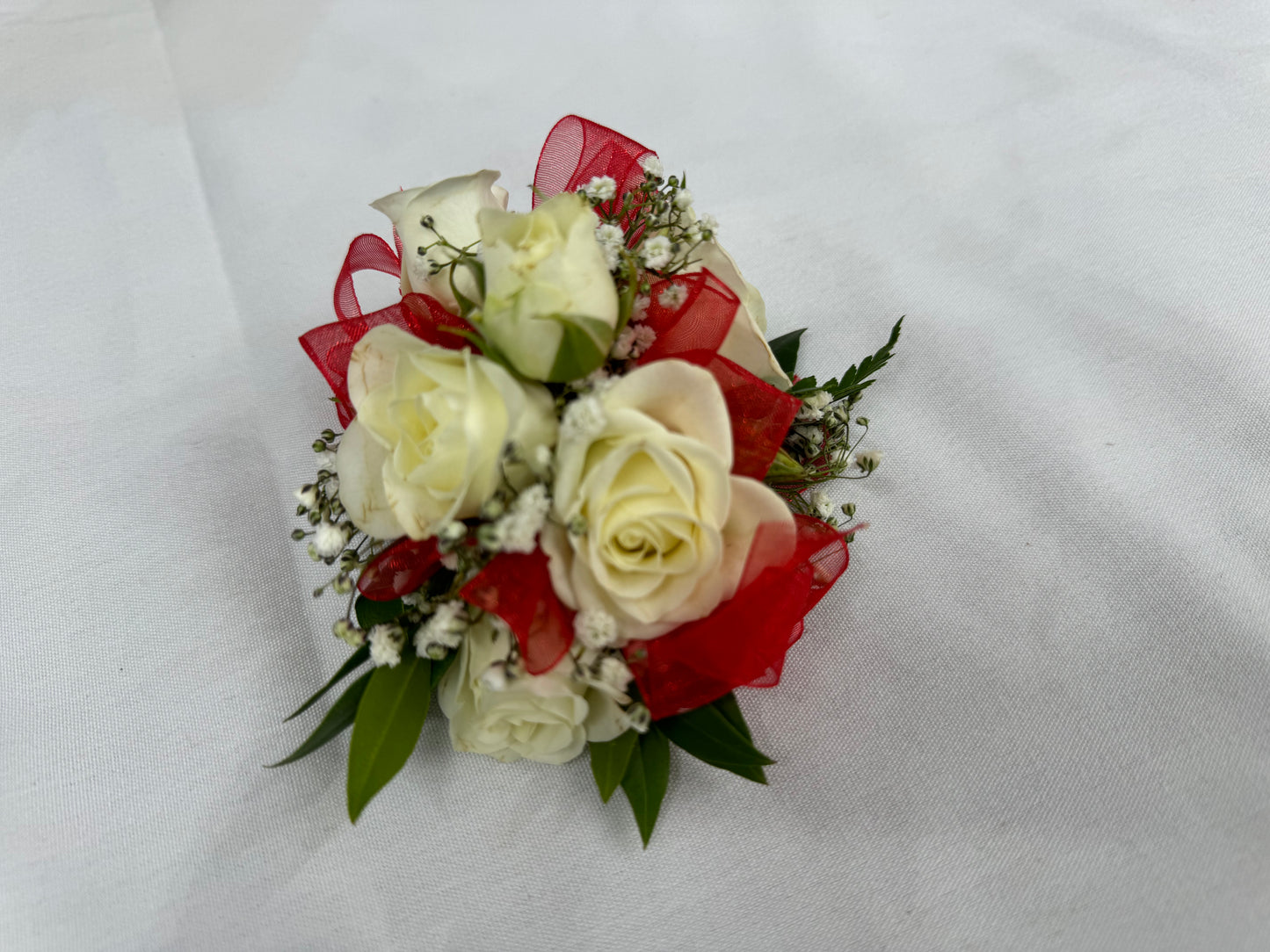 White Wrist Corsage