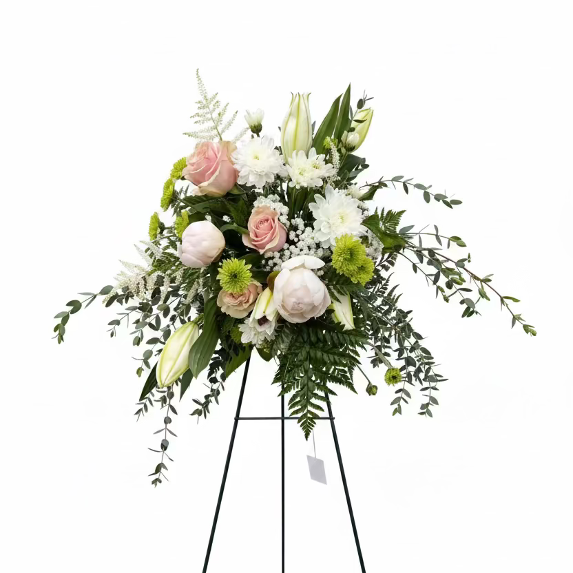 Blush of Remembrance Easel Topper