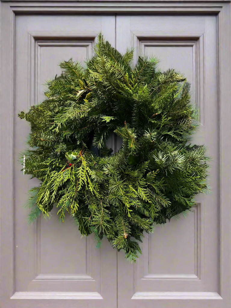 Mixed Greens Wreath