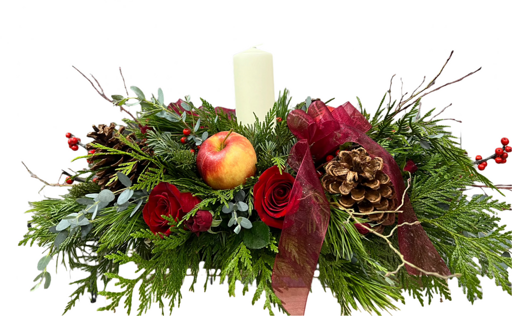 Farmhouse Christmas Centrepiece