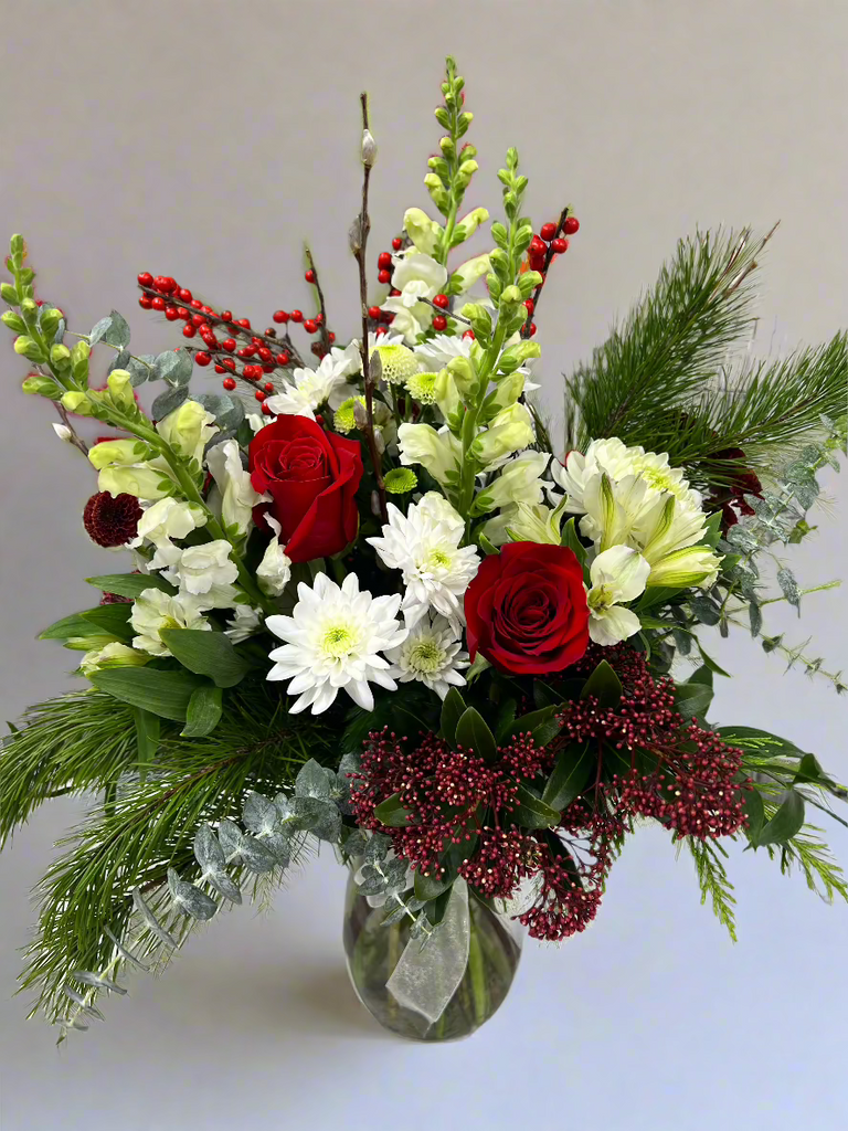 Designers Choice Christmas Vase Arrangement