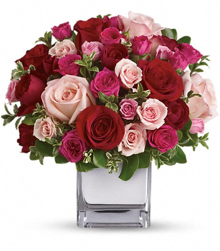 Love Medley with Red Roses