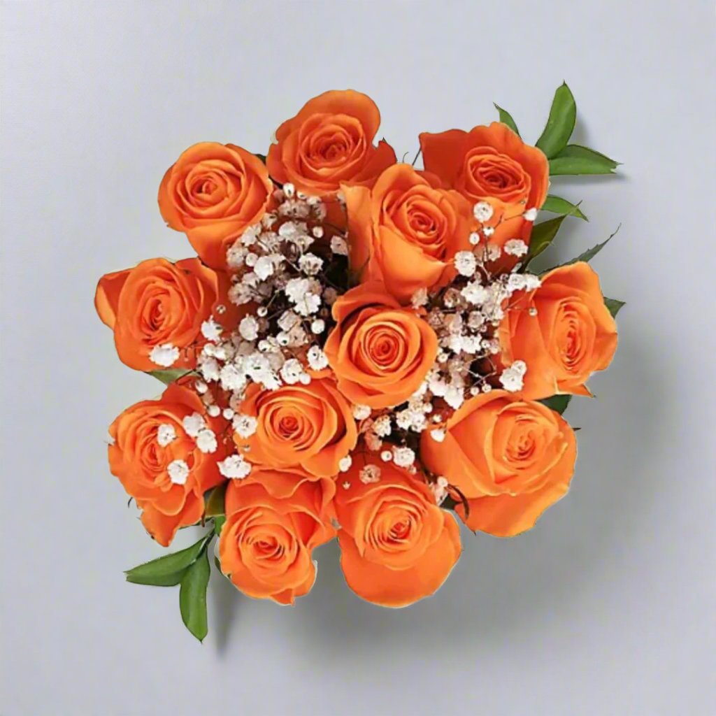 Orange Rose Classic Bouquet