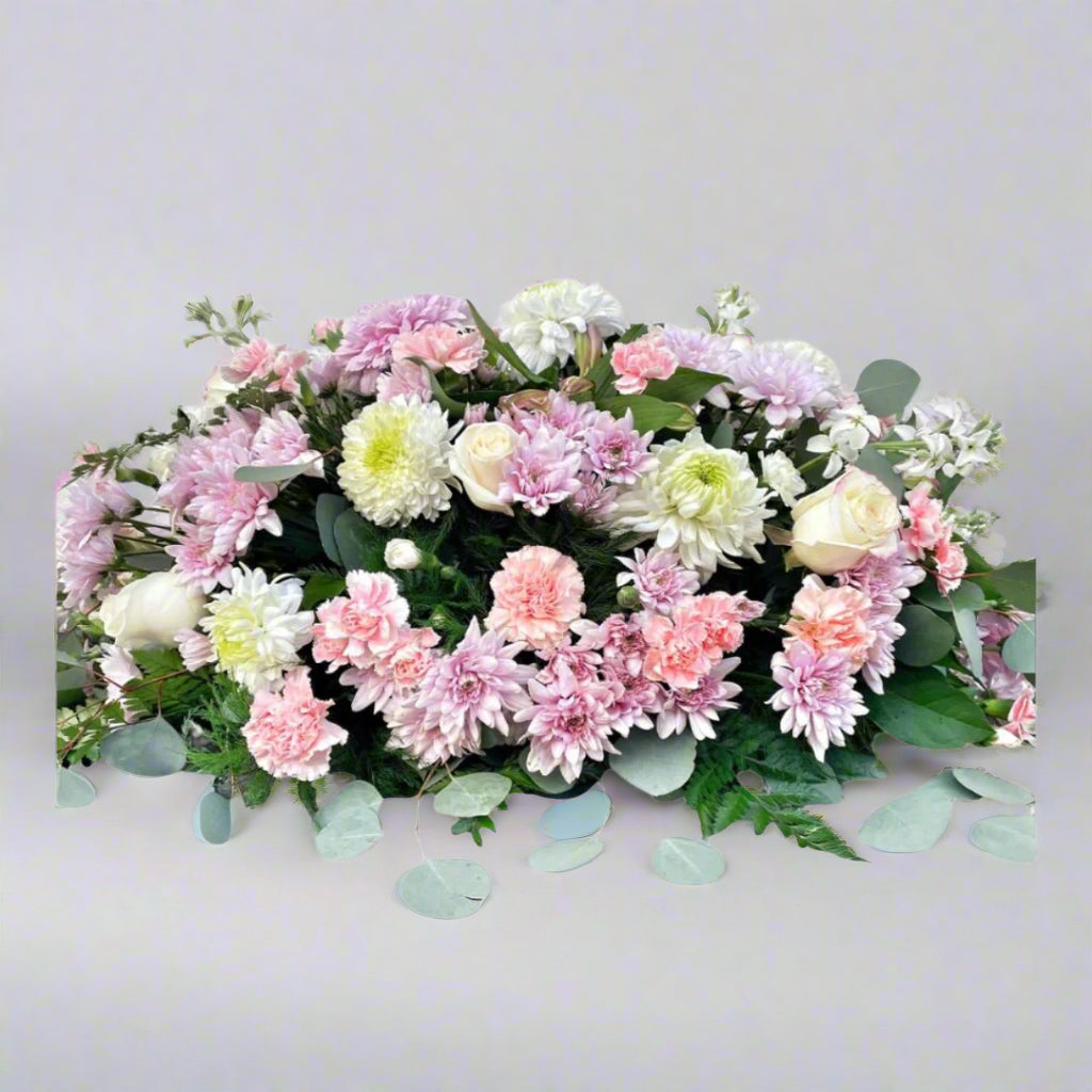 Pastel Casket Spray