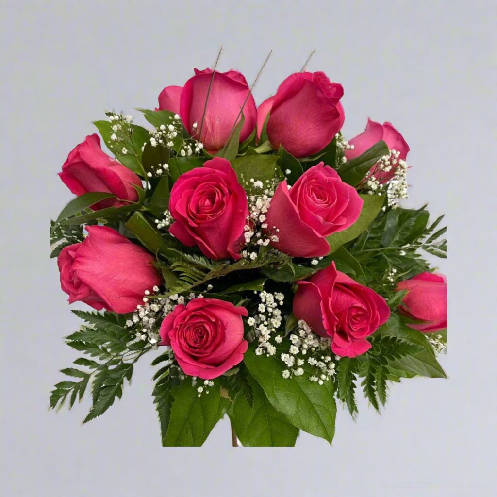 Pink Roses Classic Pink Rose Classic Bouquet – Frans Flowers