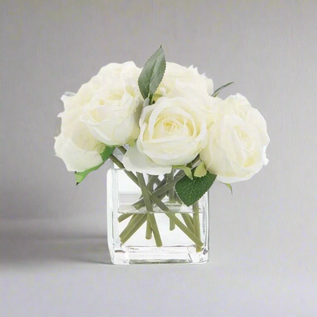 White Rose Cube