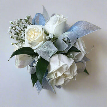 White Wrist Corsage