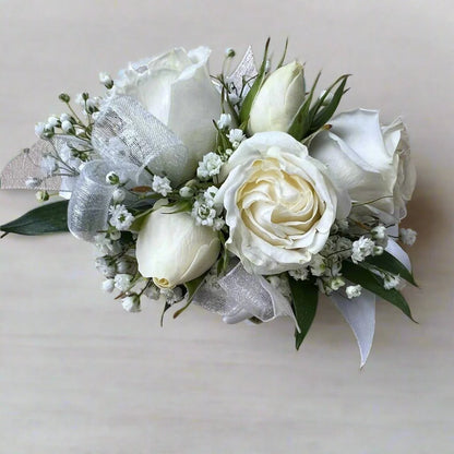 White Wrist Corsage