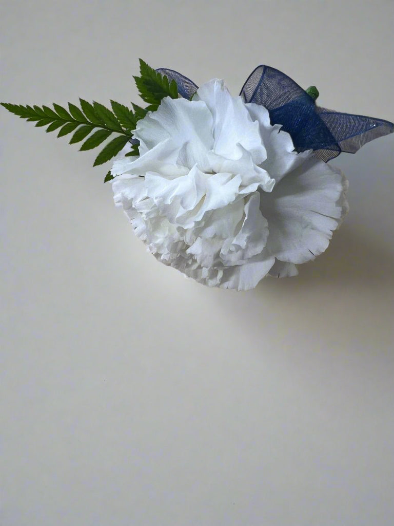 White Carnation Boutonniere