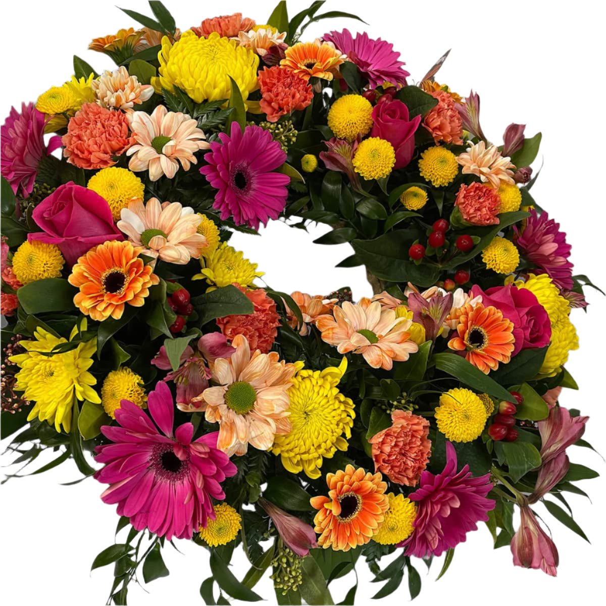 Bright Funeral Wreath