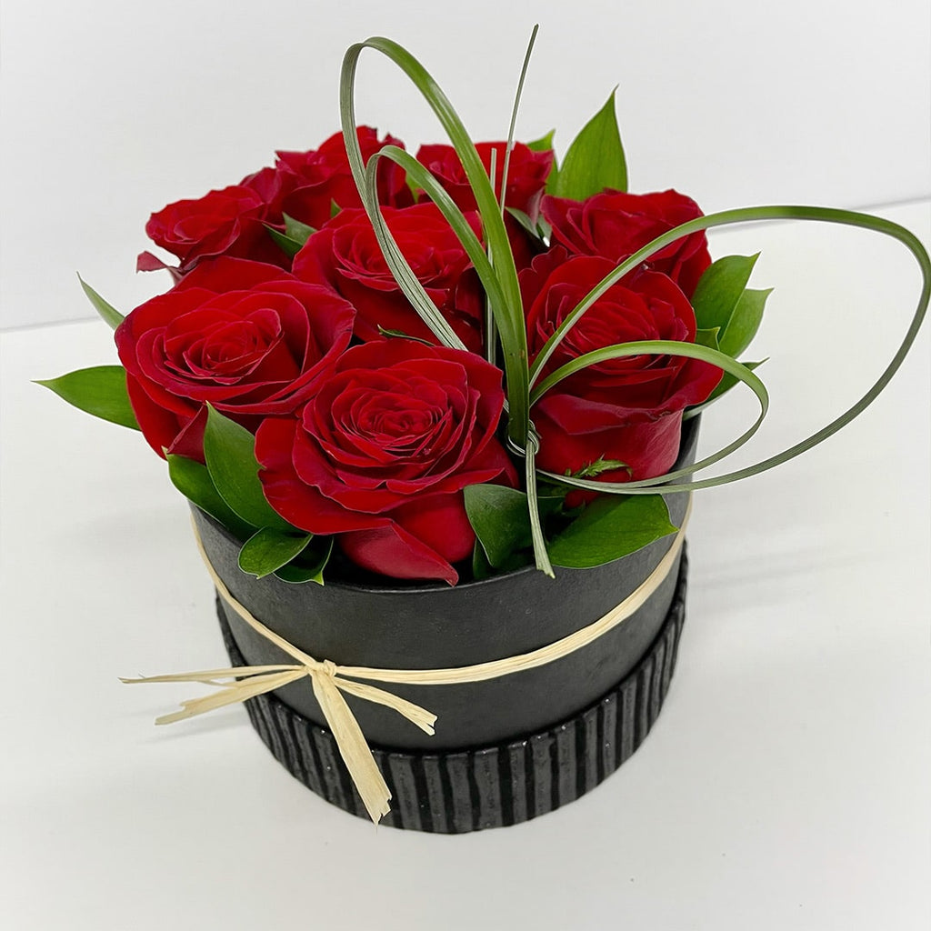 Hat Rose Box - Red